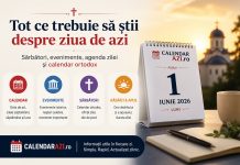 Calendarul zilei, sărbători și evenimente istorice într-un singur loc