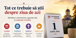 Calendarul zilei, sărbători și evenimente istorice într-un singur loc