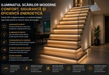 Iluminatul scarilor moderne – confort, siguranta si eficienta energetica