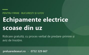Echipamentele electrice scoase din uz: ce trebuie să știe firmele din București și Ilfov